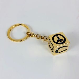 DL & Co’Rotten Luck’ Keychain w/Swarovski Crystals